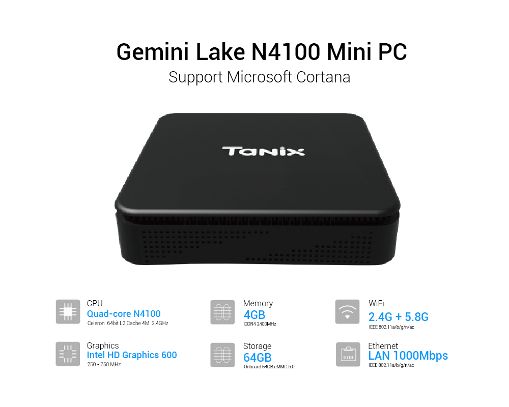 Tanix-TX88-Mini-PC-Intel-Gemini Lake N4100