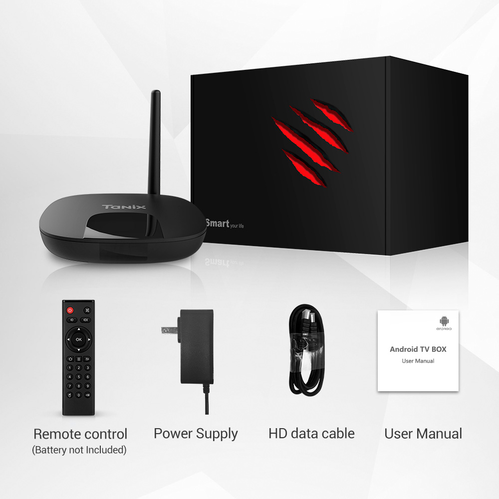 Unboxing Tanix Hi6S - Hisilicon Android TV Box - Packaging