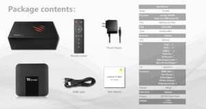 TANIX TX3 Mini Packaging - TV BOX