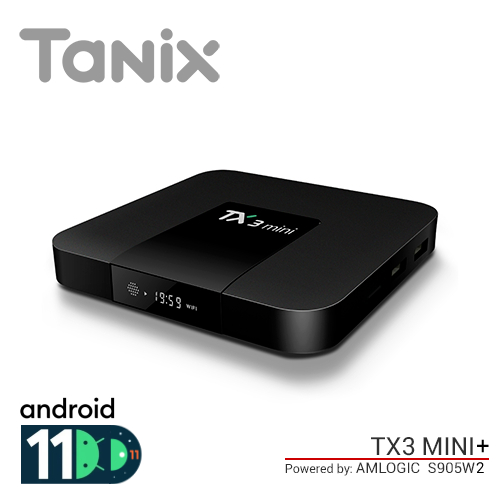 Tanix TX3 + Plus - S905W2 - Android 11 - Official Manufacturer
