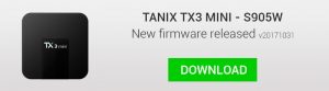 Firmware Tanix TX3 Mini