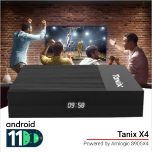 Tanix X4 - Amlogic S905X4 - Android 11 - TV Box - Oranth - Factory - Main